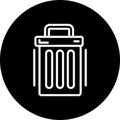 Sticker - Trash Can Icon 