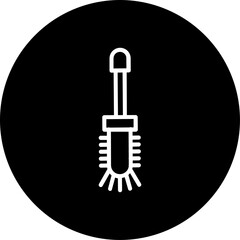 Poster - Toilet Brush Icon 