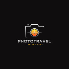 Photography design Logo template, Photography Travel Symbol Icon