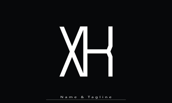 Alphabet letters Initials Monogram logo XK , KX