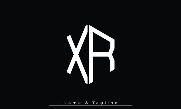 Alphabet letters Initials Monogram logo XR , RX