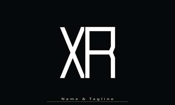 Alphabet letters Initials Monogram logo XR , RX