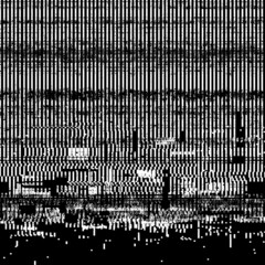 glitch overlay with a transparent background