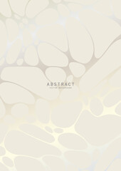 Wall Mural - luxury silver minimalistic geometric a4 template. light premium abstract background design with eleg