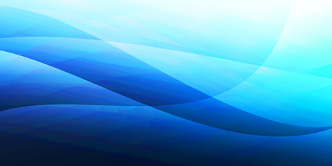 Poster - Abstract Blue Ice Style Shapes Background, Modern and elegant trendy wallpaper backdrop
