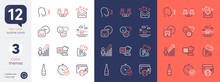 Set Of Wallet, Face Id And Sconce Light Line Icons. Include Chef, Champagne Bottle, Metro Icons. Employee Result, Parking Security, Fast Verification Web Elements. Swimming Pool, Smile. Vector
