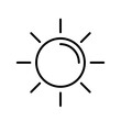 Słońce ikona