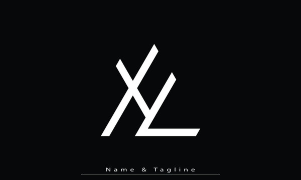 Alphabet letters Initials Monogram logo XL , LX