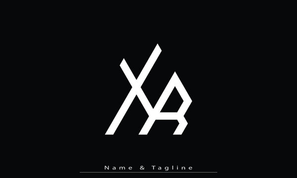Alphabet letters Initials Monogram logo XR , RX