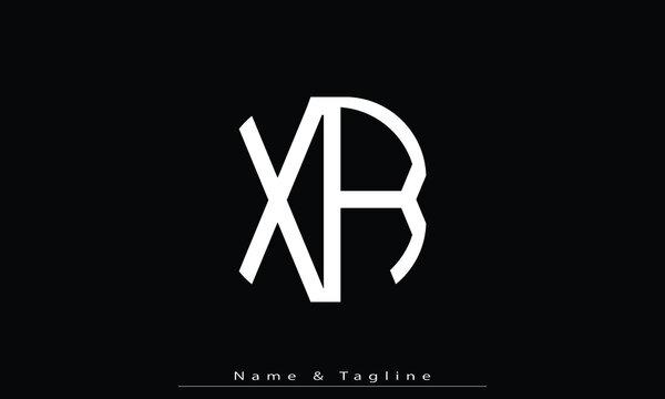 Alphabet letters Initials Monogram logo XR , RX