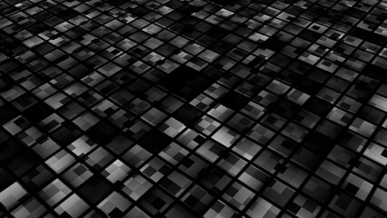 Poster - Gray abstract background. 3d rendering.