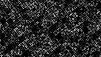 Poster - Gray abstract background. Dark theme. 3d rendering.