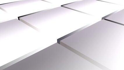 Poster - Abstract background from gradient cubes. 3D rendering.