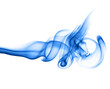 © VRVIRUS - line blue smoke group, Isolated white background