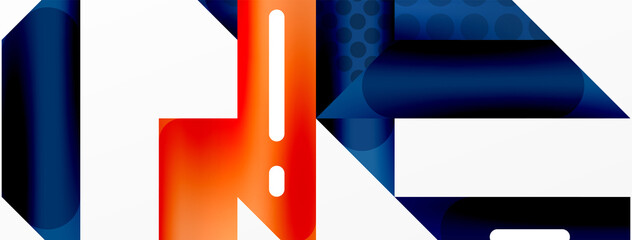 Background minimal geometric composition. Lines design vector illustration for wallpaper banner background or landing page