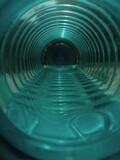 Fototapeta Przestrzenne - Light and water into thetunnel