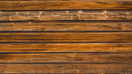 Wall Mural - Old brown rustic dark grunge wooden timber wall or floor texture - wood background banner.