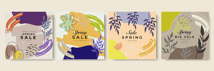 Poster - Tropical golden leaves vector illustration set. Exotic luxury abstract gold palm tree leaf, minimal foliage of tropic summer island, vertical floral modern template background for social media stories