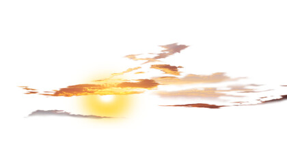 Wall Mural - sky cloud sun light overlays, digital background, natural sky skies sun, photoshop overlays, png