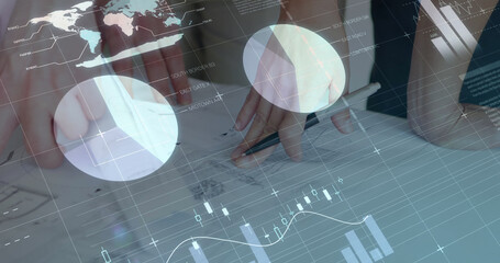 Poster - Image of team meeting and graphs 