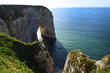 Etretat, view from above, Normandy, France
