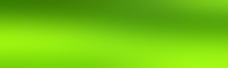Wide blank template for design irish green. Gradient background texture wall pale lime green. Gradient blurred banner.