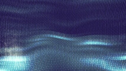 Poster - big data artificial intelligence blue background seamless loop animation neural network. information