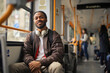© olly - young man in a tram