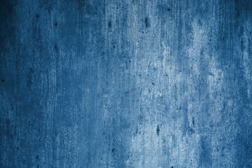 Wall Mural - blue concrete wall texture scratched material background