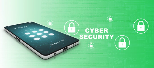 Poster - 3d rendering mobile phone cocept
