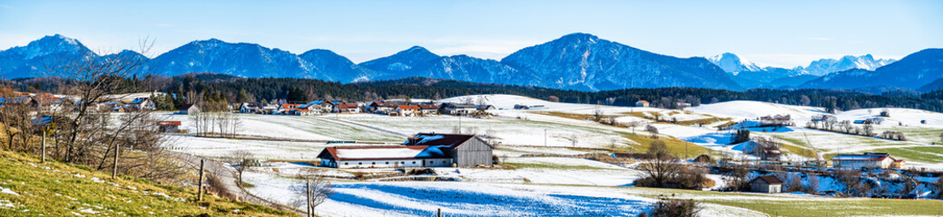 Sticker - landscape near Murnau am Staffelsee