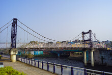 Anand Mohan Mathur Jhula Pul Is A Public Pedestrian Suspension Bridge In Indore, Madhya Pradesh, India.	