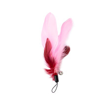 Pink Mouse With Feather For Cat