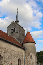 Haute-Marne - Bourbonne-les-Bains - Villars-Saint-Marcellin - Clocher De L'Eglise Saint-Marcellin, Sa Flèche Et Sa Tourelle
