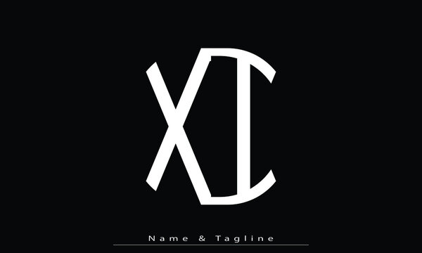 Alphabet letters Initials Monogram logo XI, IX