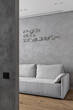 © Andriy Bezuglov/Stocksy - Apartments in contemporary style with neon signboard