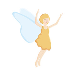 Sticker - cartoon fairy icon