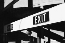 Enter And Exit Signs