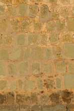 Texture Of Stone On An Old Wall 