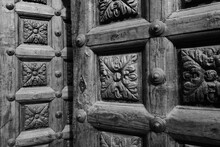Detail Of A Wooden Door.