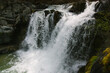 Waterfall Landscape in Northern California Wilderness
