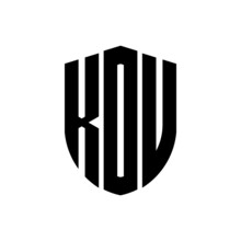 KOV Letter Logo Design. KOV Modern Letter Logo With Black Background. KOV Creative  Letter Logo. Simple And Modern Letter Logo. Vector Logo Modern Alphabet Font Overlap Style. Initial Letters KOV 