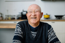 Portrait Of Asian Senior Man