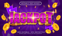 Jackpot 3d Text Editable Text Effect