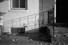 Decorative Wrought Iron Railing Shadow