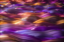 Abstract Digital 3D Stripes Background