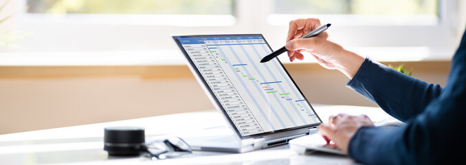 Poster - Gantt Project Management Chart Software