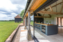 Renovated Barn Conversion And Modern Kitchen.