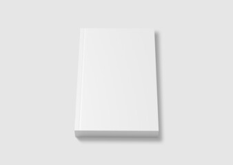 Wall Mural - Realistic soft cover book mockup blank 