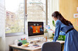 © ALTO IMAGES/Stocksy - Brunette working on design project on computer
